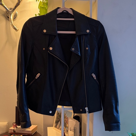 Blank NYC Black Leather Jacket - Picture 2 of 4